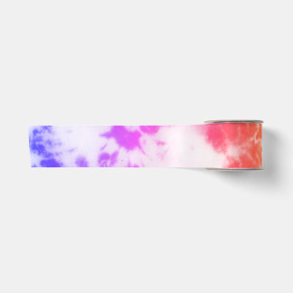 Ruban En Satin Marbre arc-en-ciel