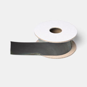 Ruban En Satin Marbre Gris avec Veine d'Or