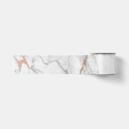 Ruban En Satin Marbre rose or rose Carrara blanc Abstrait blanc