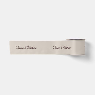 Ruban En Satin Mariage et chambre Beige Parfaitement pâle