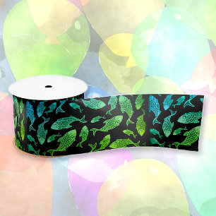 Ruban En Satin Marine