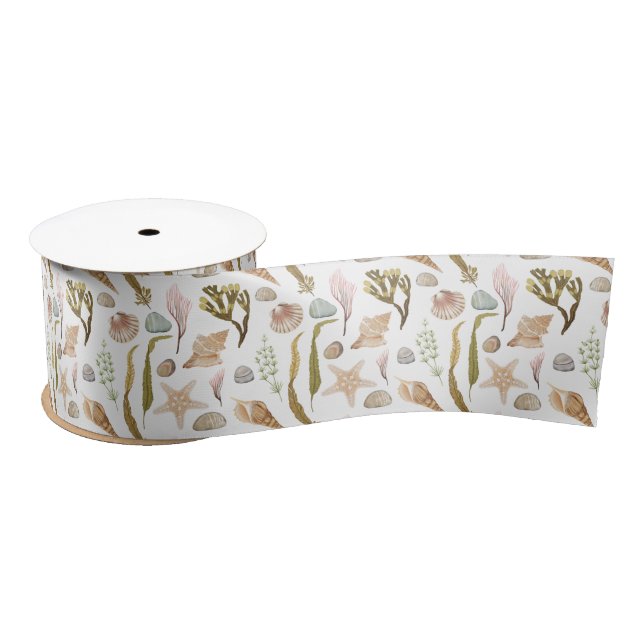 Ruban En Satin Marine Life Series Design 20 (Bobine)