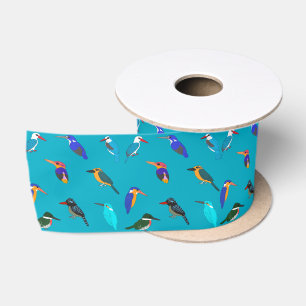 Ruban En Satin Martin-pêcheurs