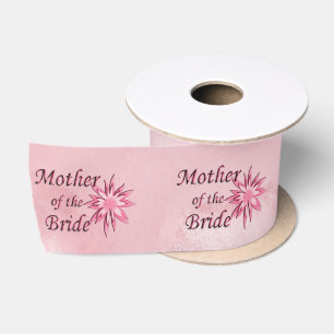 Ruban En Satin Mère de la mariée rose