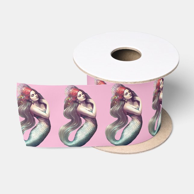 Ruban En Satin Mermaid Beauté de Redhead Thunder_Cove (Bobine)