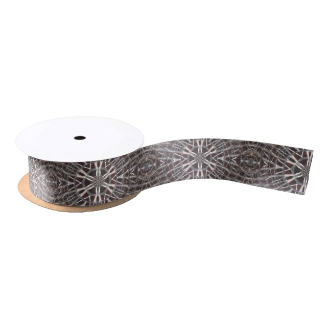 Ruban En Satin Métal Maillé Argent (Bobine)