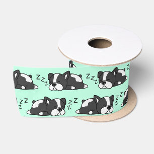 Ruban En Satin Mignon Boston Terrier ZZZ Cadeaux pour Amateurs de