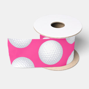 Ruban En Satin Mini Golf Balls Anniversaire Fête Enfants Rose