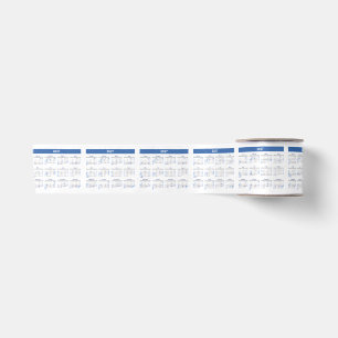 Ruban En Satin Modèle de calendrier mensuel 2027