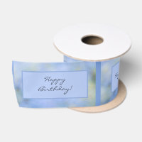 Modèle Joyeux Anniversaire Abstrait Bleu Jaune