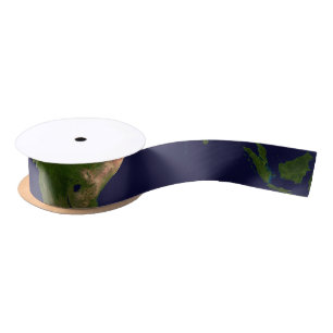 Ruban En Satin Monde entier - Planète Terre