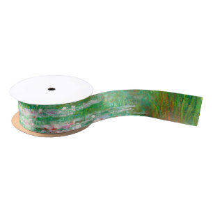 Ruban En Satin Monet Le Pont Japonais