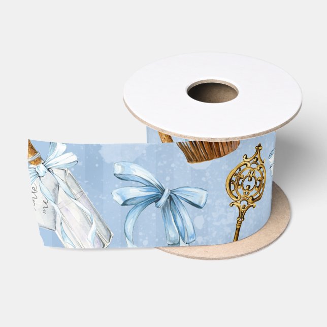 Ruban En Satin Motif d'Alice du pays des merveilles (Bobine)