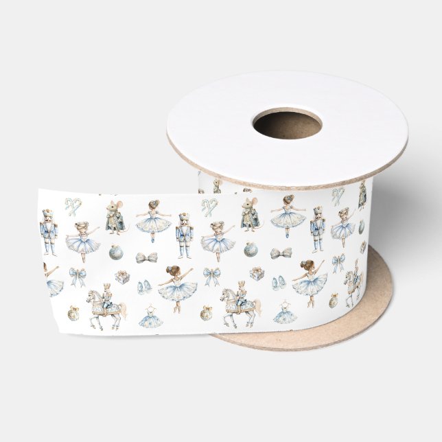Ruban En Satin Motif de ballet Nutcracker (Bobine)