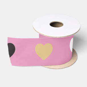 Ruban En Satin Motif de coeur 32