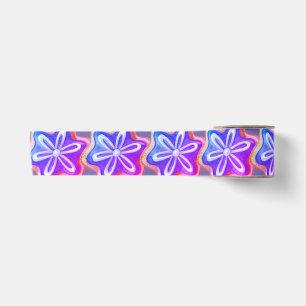 Ruban En Satin Motif de cookies violet amusant