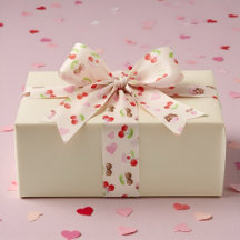 Motif de dessert cerise mignon Cadeau doux