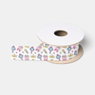 Ruban En Satin motif de princesse de papillon
