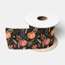 Motif de récolte d'automne Watercolor
