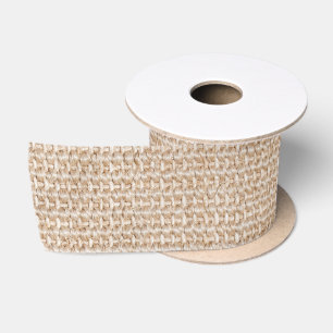 Ruban En Satin Motif de tapis Sisal