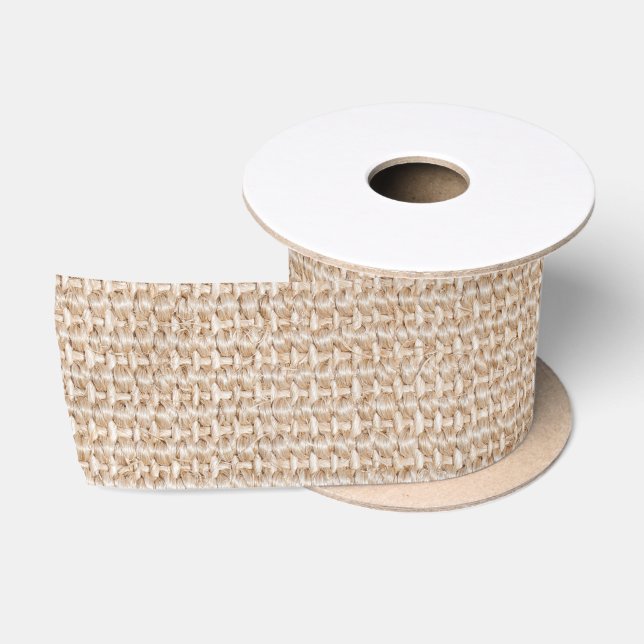 Ruban En Satin Motif de tapis Sisal (Bobine)