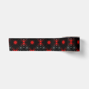 Ruban En Satin Motif gothique de signature
