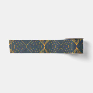Ruban En Satin Motif graphique géométrique chic, élégant et simpl