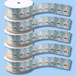 Ruban En Satin Motif Joyeux Noël Apiculteur