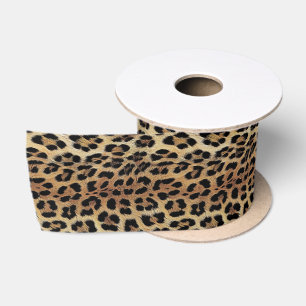 Ruban En Satin Motif léopard, tigre, peau de léopard, tendance,