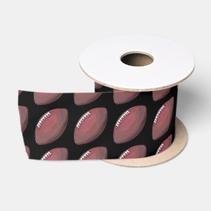 Ruban En Satin Motif peint du football