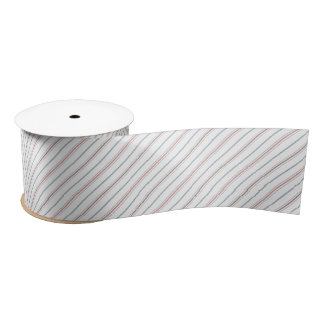 Ruban En Satin Motif rayé élégant.