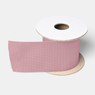 Ruban En Satin Motif rose Pois Gold