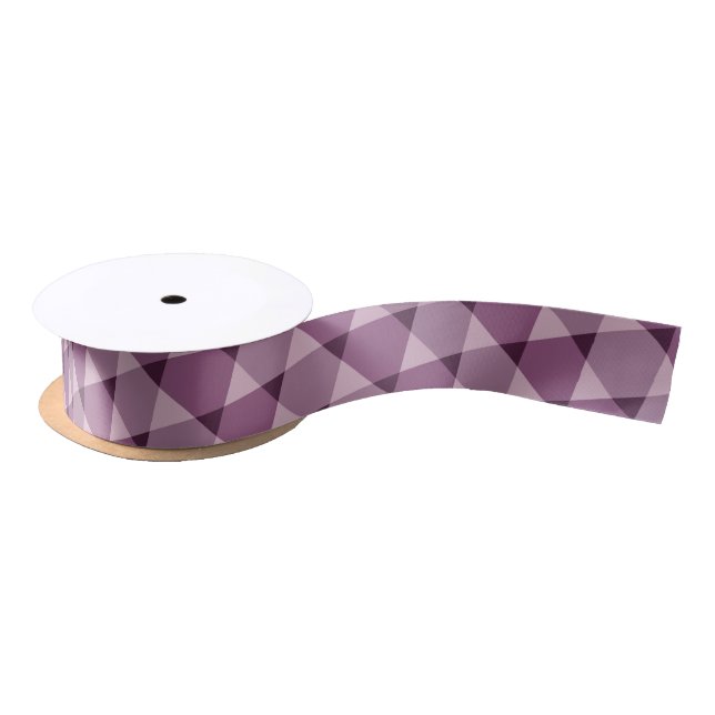 Ruban En Satin Motif triangles (Bobine)