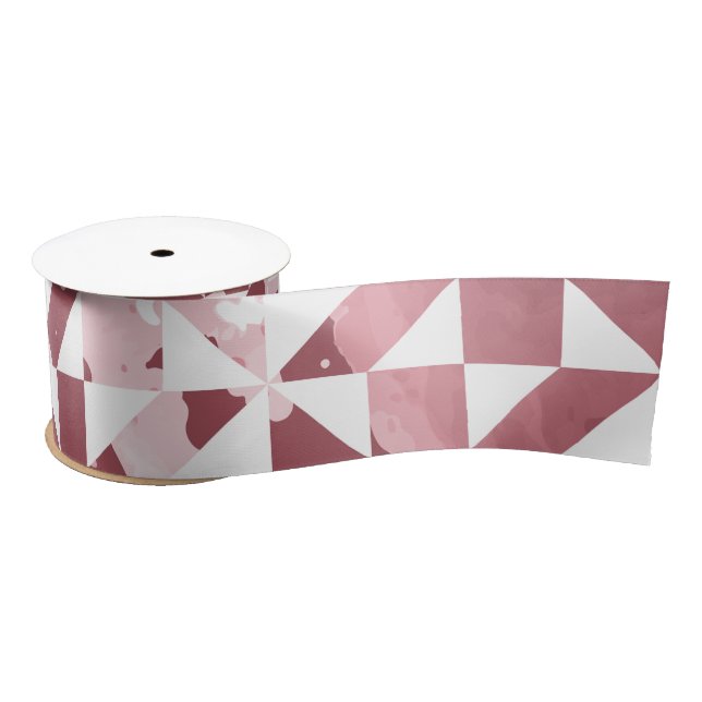 Ruban En Satin Motifs d'aquarelle 2 (Bobine)