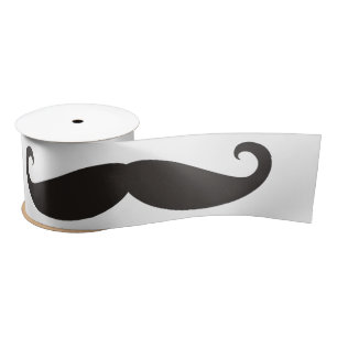 Ruban En Satin Moustache / Moustache / Schnurrbart + vos idées