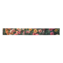 Ruban En Satin mur de fleurs
