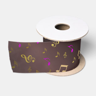 Ruban En Satin musique, note, clef, bande, symbole, brillant, élé