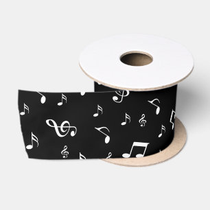 Ruban En Satin musique, note, clef, bande, symbole, brillant, élé
