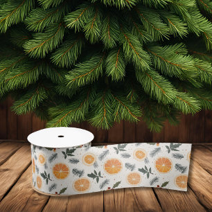 Ruban En Satin Noël Citrus Hygge