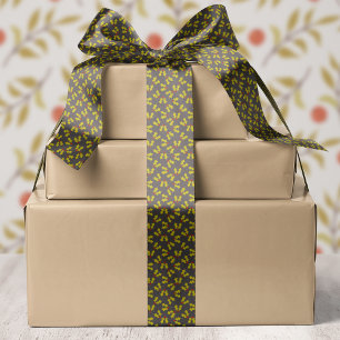 Ruban En Satin Noël De Dark Holly Et Berries