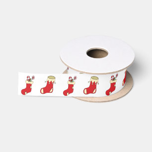 Ruban En Satin Noël minimaliste et le Nouvel An heureux