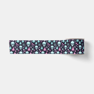 Ruban En Satin Noël Pastel Goth