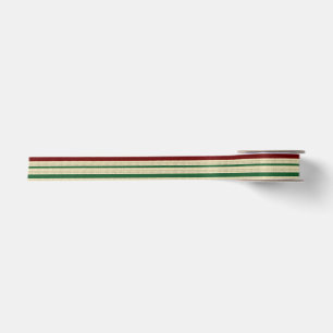 Ruban En Satin Noël rayé