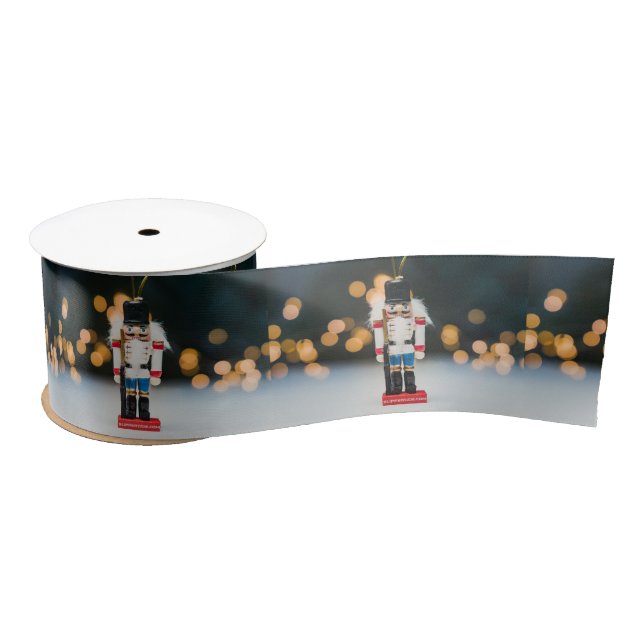 Ruban En Satin Noël SlipperyJoe nutcracker figurine ornement (Bobine)