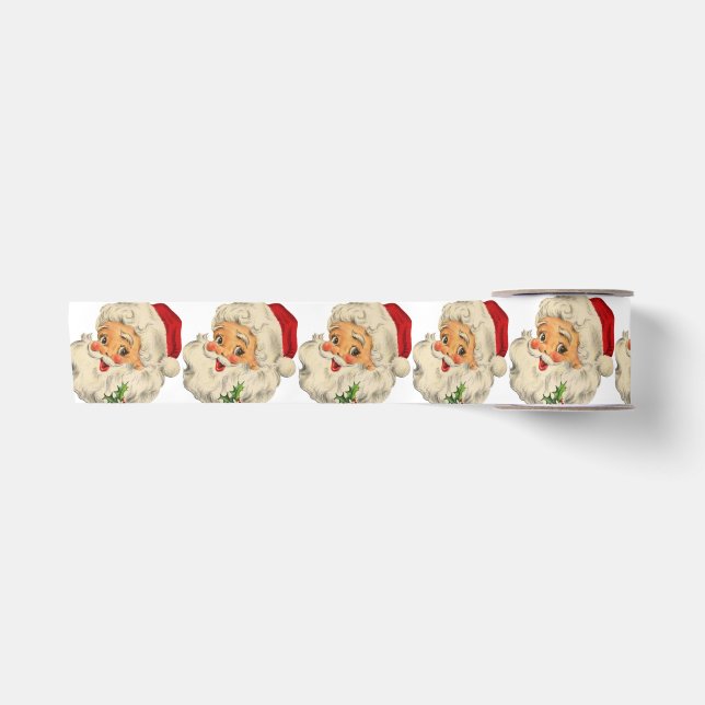 Ruban En Satin Noël Vintage (Devant)