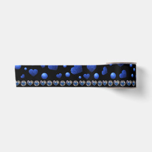Ruban En Satin Nom personnalisé, motif de parties scintillant coe