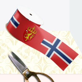 Ruban En Satin Norvège Ruban, Emblème, patriotique, drapeau norvé