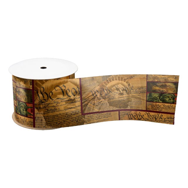 Ruban En Satin Nous Le Peuple (Bobine)