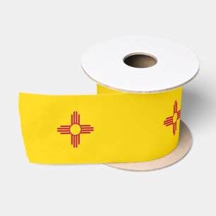 Ruban En Satin Nouveau Mexique Drapeau & Amérique États États-Uni