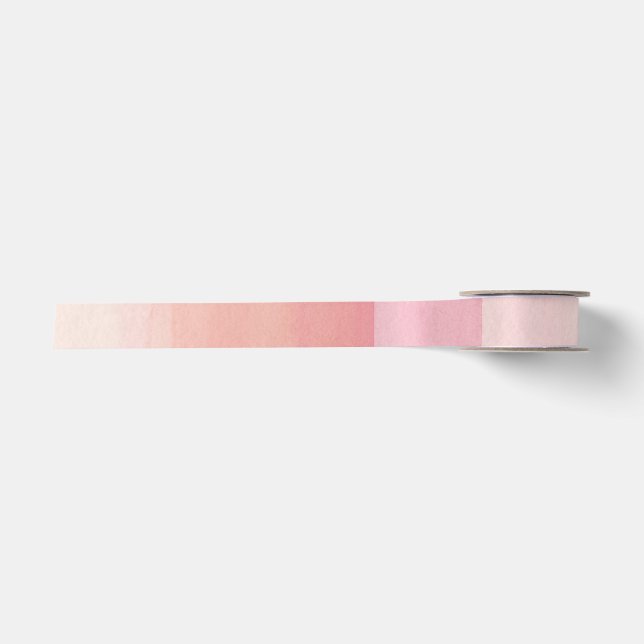 Ruban En Satin Nuances de ruban d'emballage cadeau rose (Devant)
